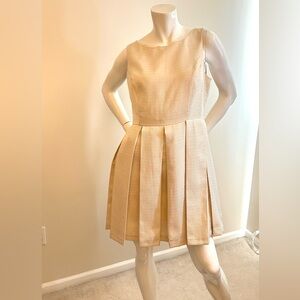 Cream A-line Dress